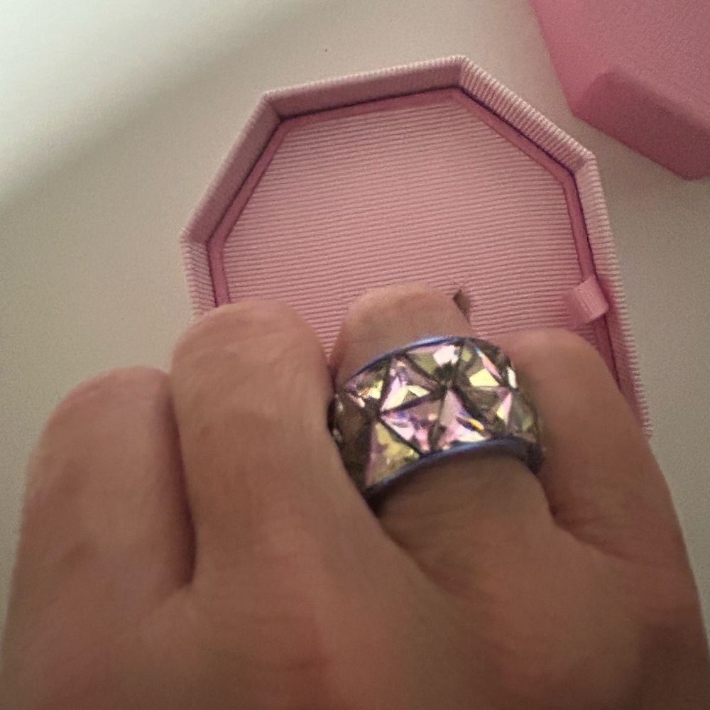 Swarovski Curiosa Cocktail Ring Size 55 - Picture 3 of 3